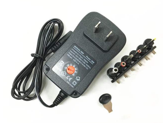 NEW OEM Power AC Adapter - Adjustable Adjustable 3V-12V, 30W, US 2-Pin, New